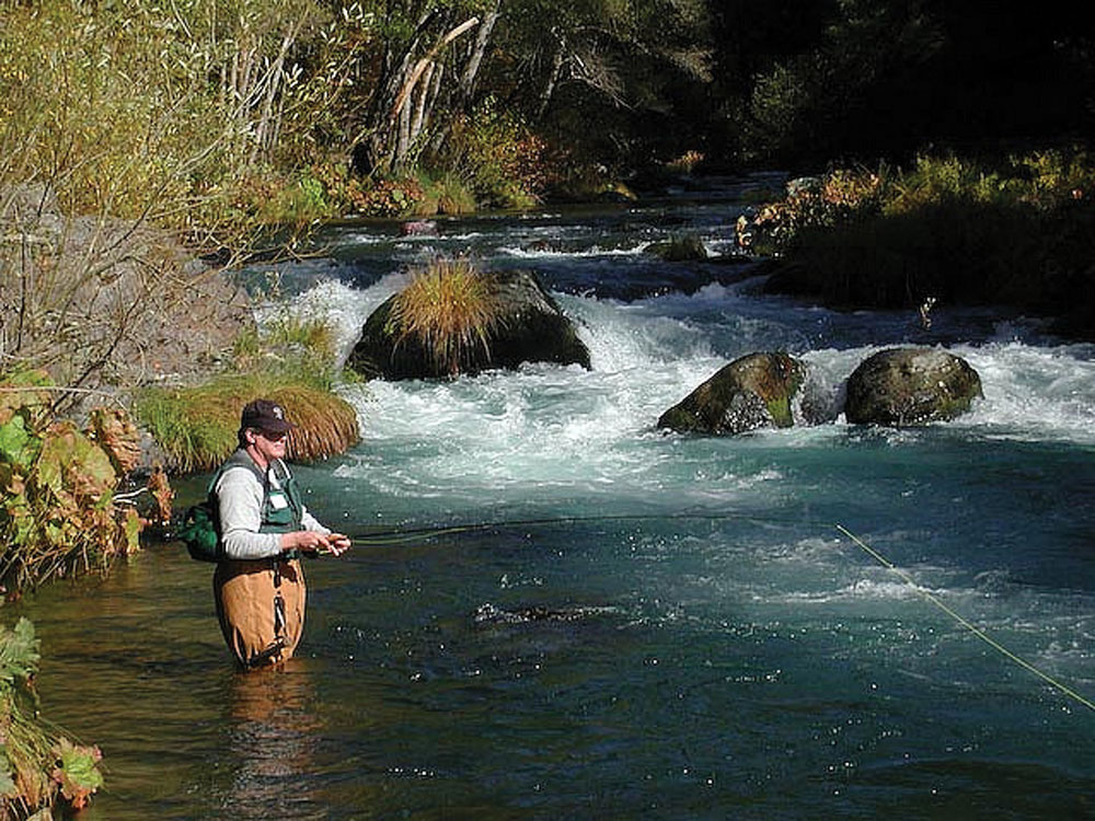 Fly fishing on the scenic McCloud River