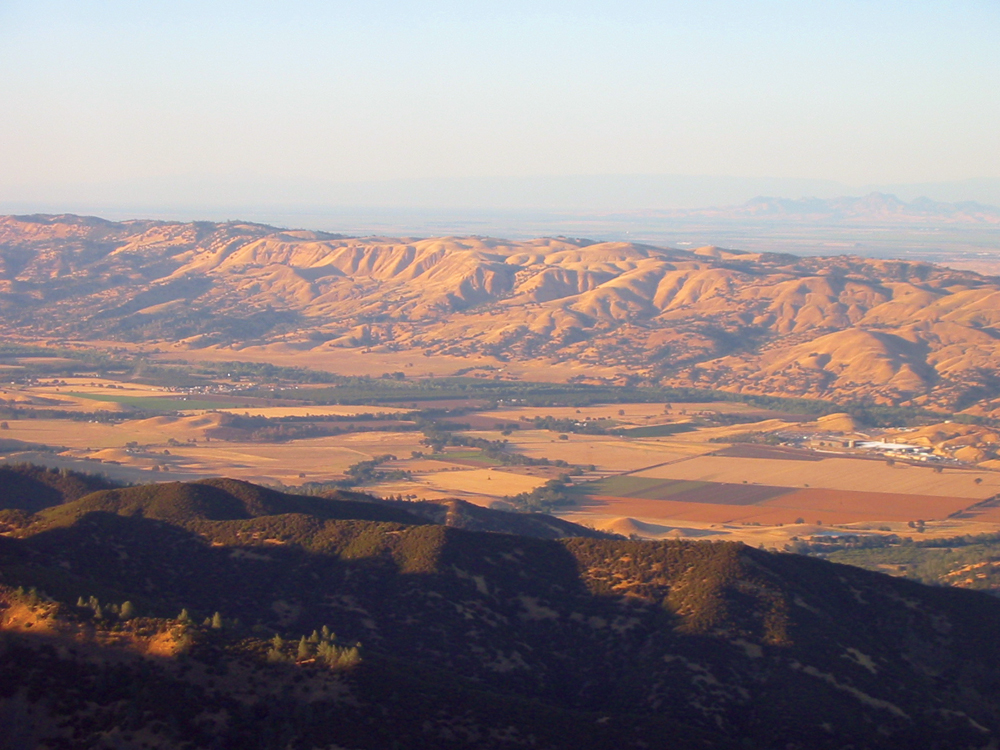 Capay Valley, from Berryessa Peak
