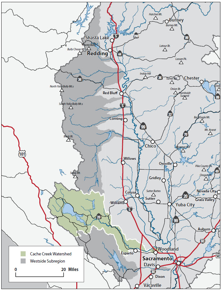 Cache Creek Watershed – Sacramento River Watershed Program