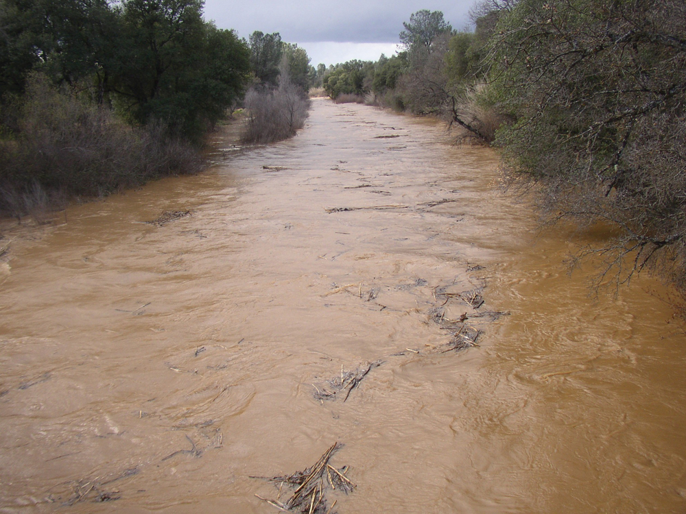 Peak runoff in lower Stillwater Creek