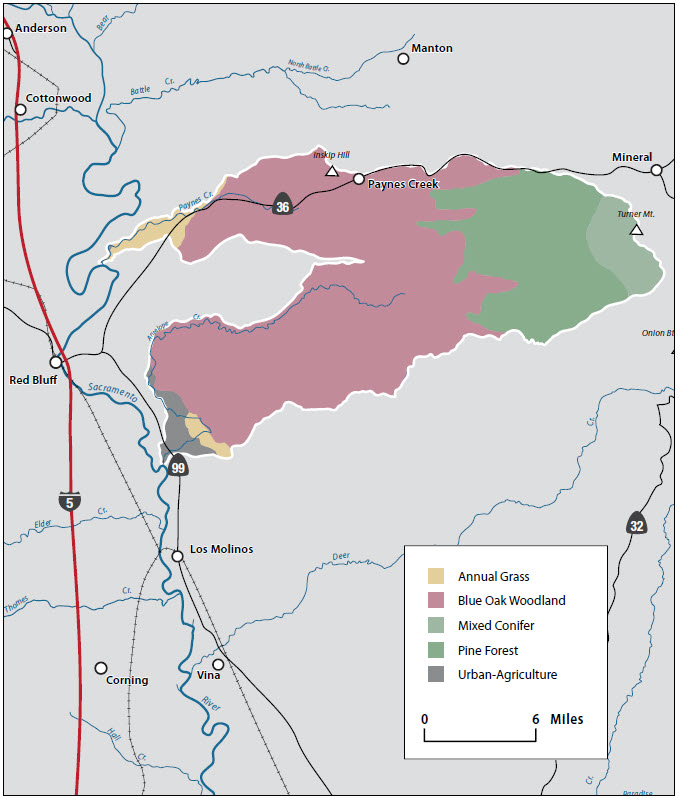 Tehama East Watershed – Sacramento River Watershed Program